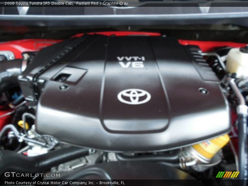 Radiant Red / Graphite Gray 2008 Toyota Tundra SR5 Double Cab
