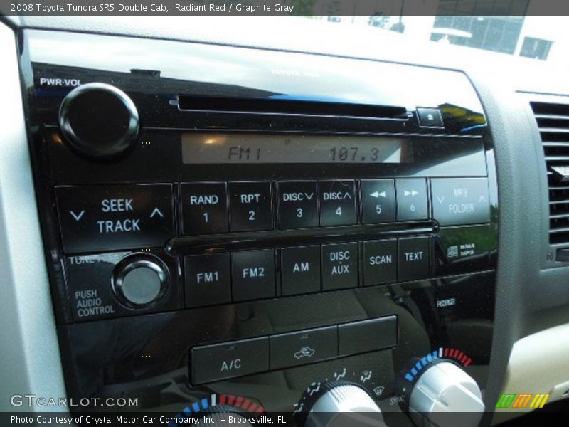 Radiant Red / Graphite Gray 2008 Toyota Tundra SR5 Double Cab