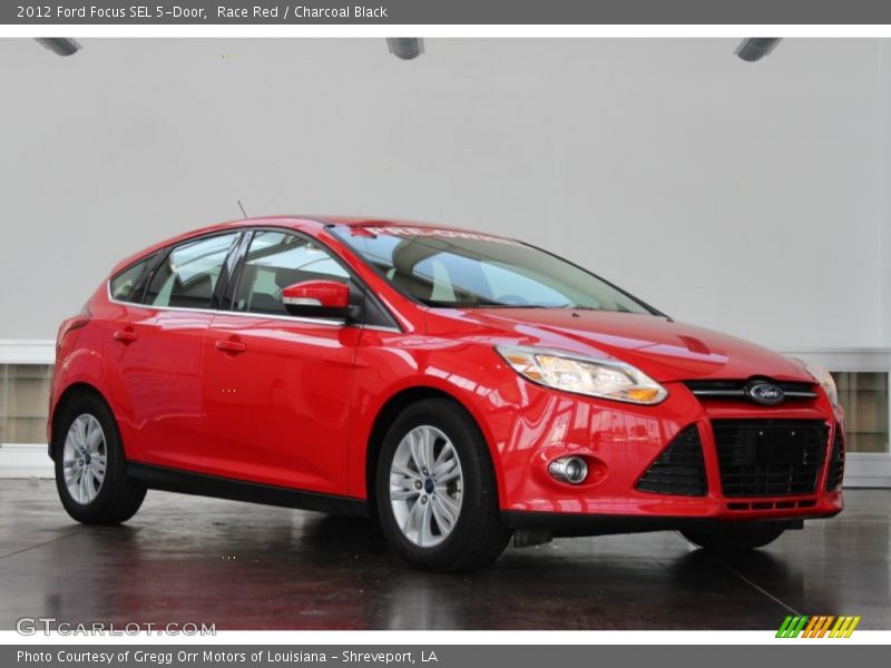 Race Red / Charcoal Black 2012 Ford Focus SEL 5-Door