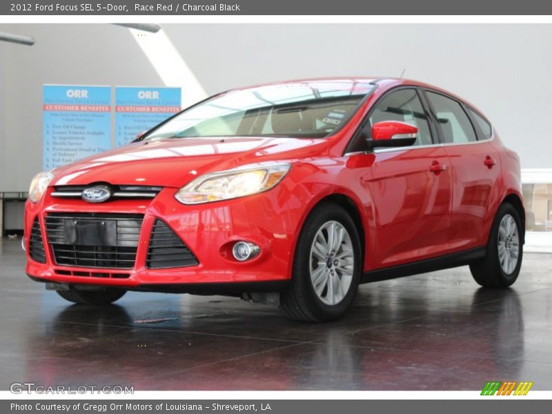 Race Red / Charcoal Black 2012 Ford Focus SEL 5-Door
