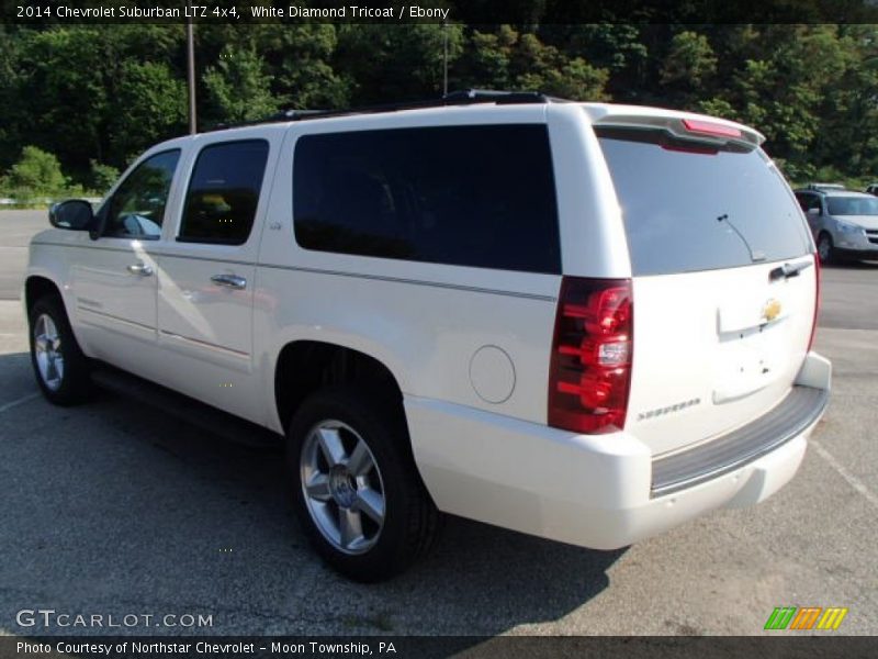 White Diamond Tricoat / Ebony 2014 Chevrolet Suburban LTZ 4x4
