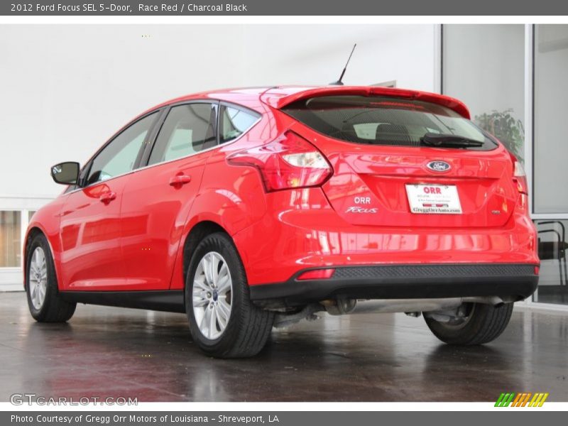 Race Red / Charcoal Black 2012 Ford Focus SEL 5-Door