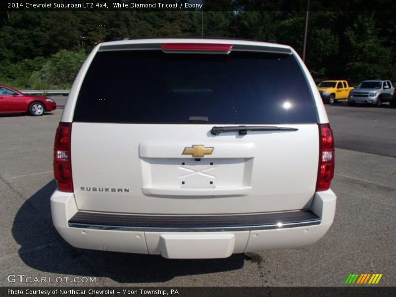 White Diamond Tricoat / Ebony 2014 Chevrolet Suburban LTZ 4x4