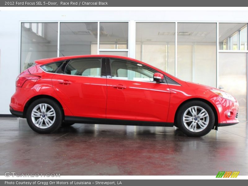 Race Red / Charcoal Black 2012 Ford Focus SEL 5-Door