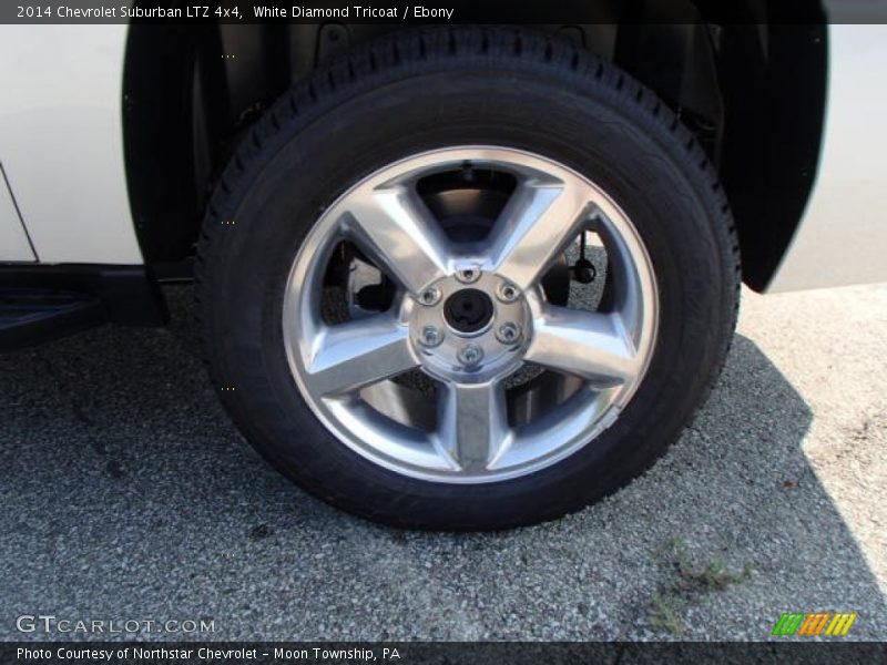 White Diamond Tricoat / Ebony 2014 Chevrolet Suburban LTZ 4x4