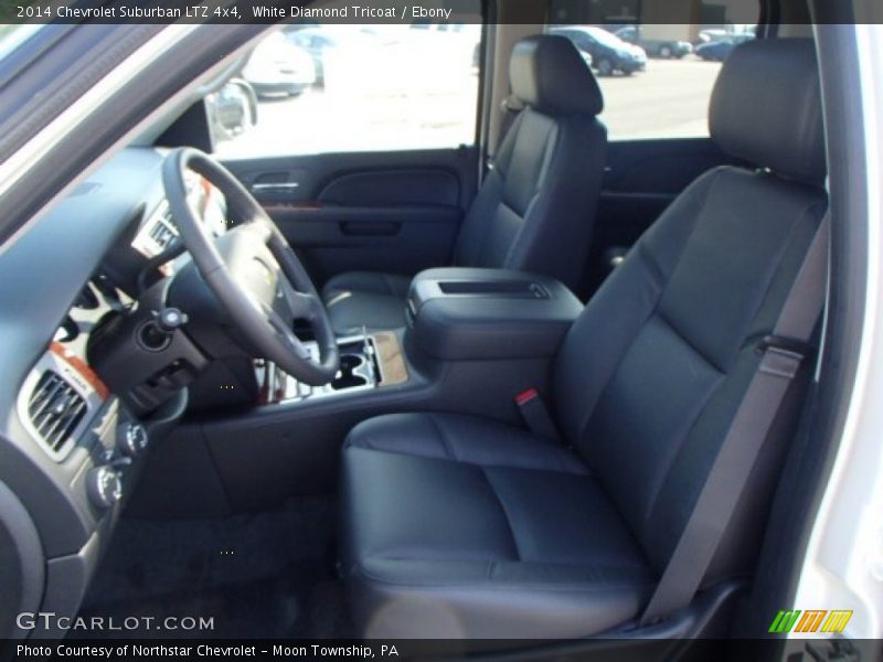 White Diamond Tricoat / Ebony 2014 Chevrolet Suburban LTZ 4x4
