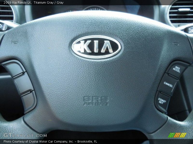 Titanium Gray / Gray 2009 Kia Rondo LX