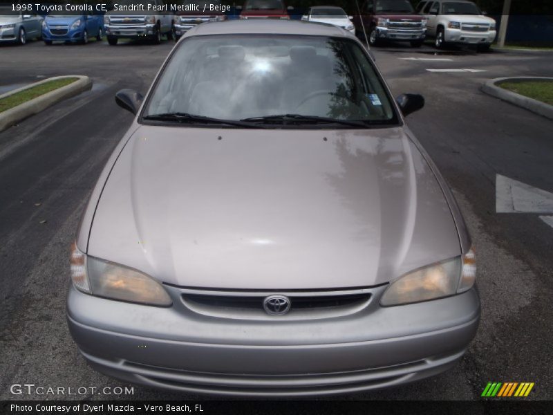 Sandrift Pearl Metallic / Beige 1998 Toyota Corolla CE