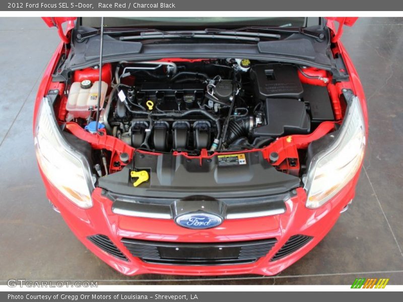 Race Red / Charcoal Black 2012 Ford Focus SEL 5-Door