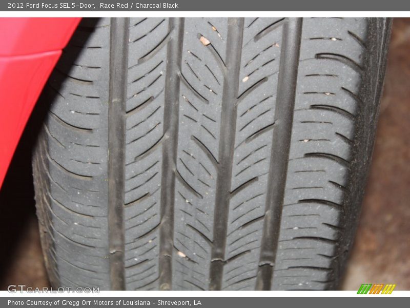 Race Red / Charcoal Black 2012 Ford Focus SEL 5-Door