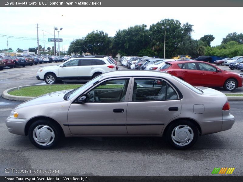  1998 Corolla CE Sandrift Pearl Metallic