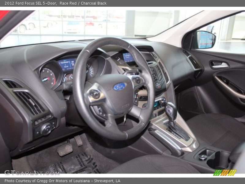 Race Red / Charcoal Black 2012 Ford Focus SEL 5-Door