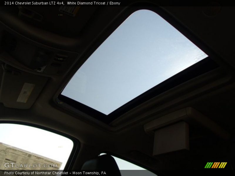 White Diamond Tricoat / Ebony 2014 Chevrolet Suburban LTZ 4x4