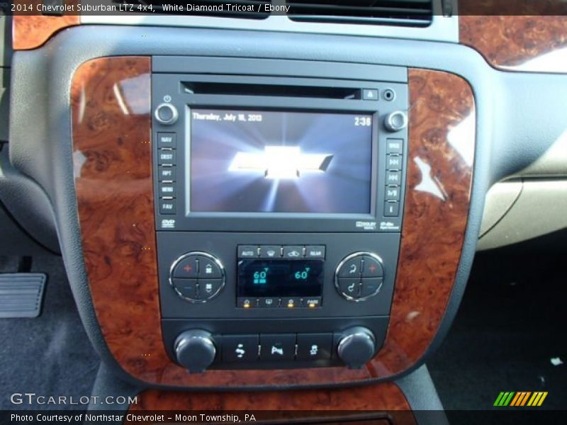 White Diamond Tricoat / Ebony 2014 Chevrolet Suburban LTZ 4x4