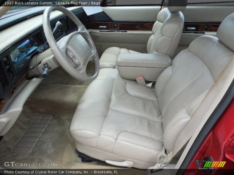 Front Seat of 1997 LeSabre Custom