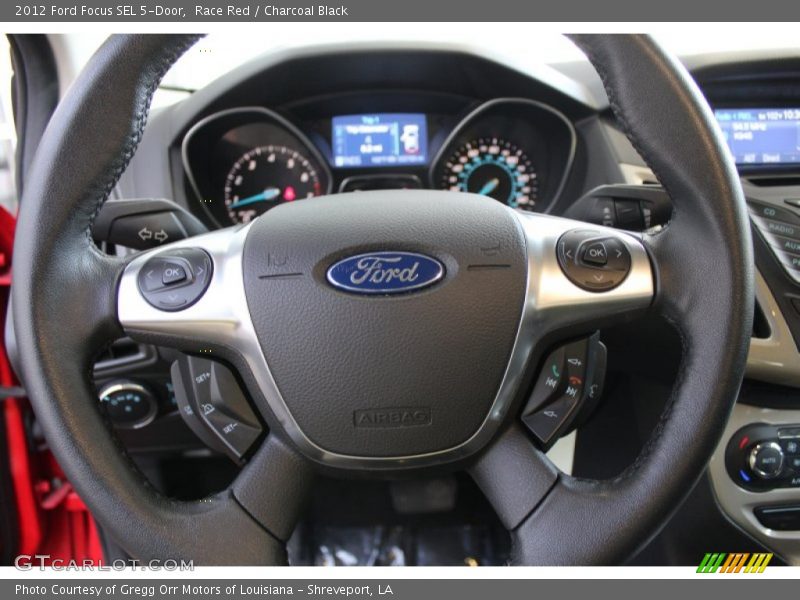 Race Red / Charcoal Black 2012 Ford Focus SEL 5-Door