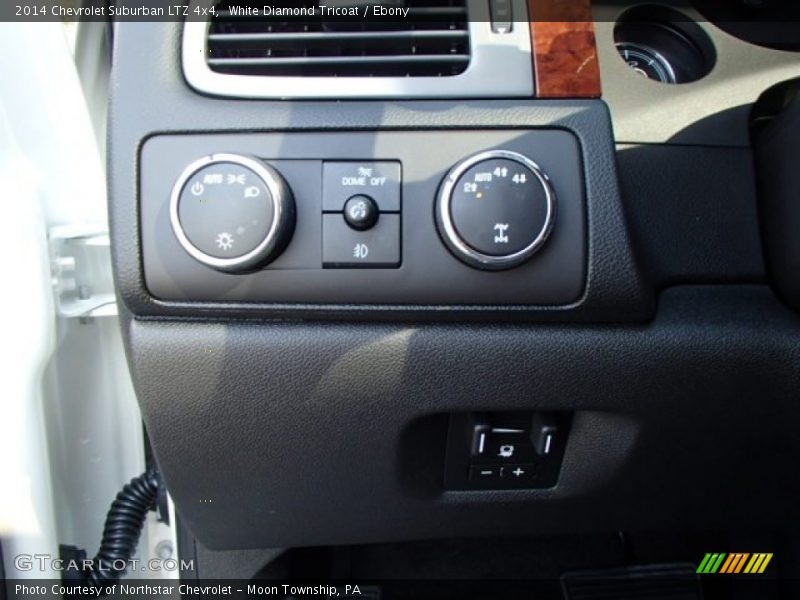 White Diamond Tricoat / Ebony 2014 Chevrolet Suburban LTZ 4x4