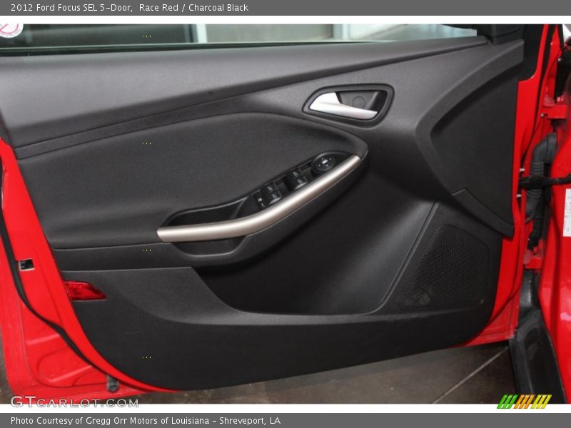 Race Red / Charcoal Black 2012 Ford Focus SEL 5-Door