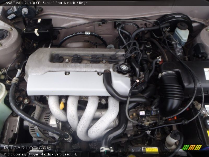  1998 Corolla CE Engine - 1.8 Liter DOHC 16-Valve 4 Cylinder