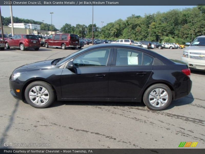 Black Granite Metallic / Jet Black/Medium Titanium 2013 Chevrolet Cruze LS