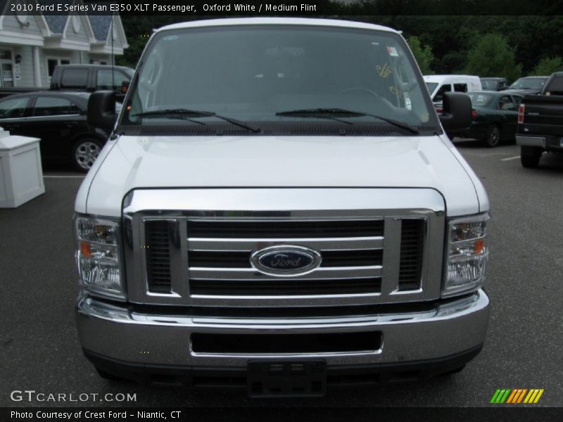 Oxford White / Medium Flint 2010 Ford E Series Van E350 XLT Passenger