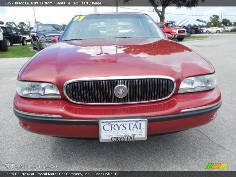 Santa Fe Red Pearl / Beige 1997 Buick LeSabre Custom