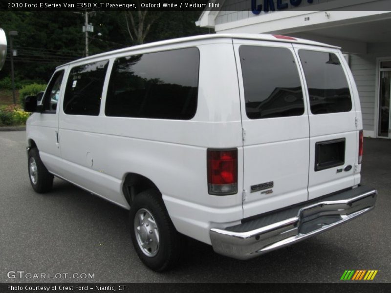 Oxford White / Medium Flint 2010 Ford E Series Van E350 XLT Passenger