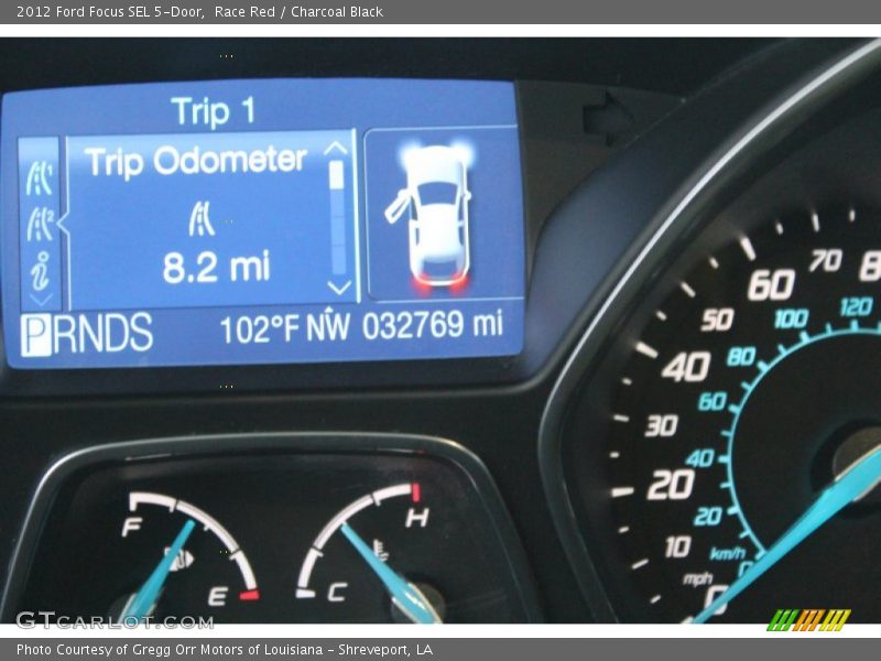 Race Red / Charcoal Black 2012 Ford Focus SEL 5-Door