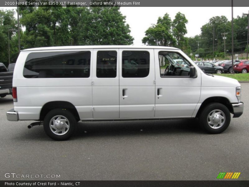 Oxford White / Medium Flint 2010 Ford E Series Van E350 XLT Passenger