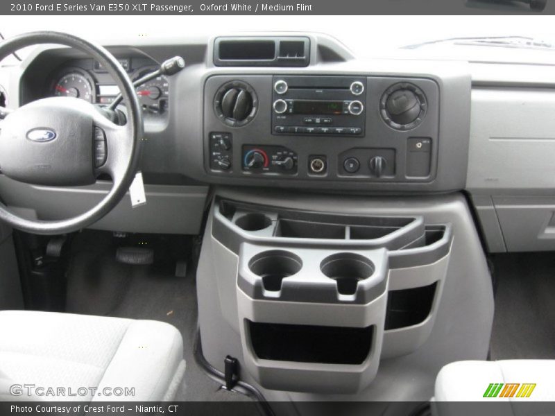 Oxford White / Medium Flint 2010 Ford E Series Van E350 XLT Passenger