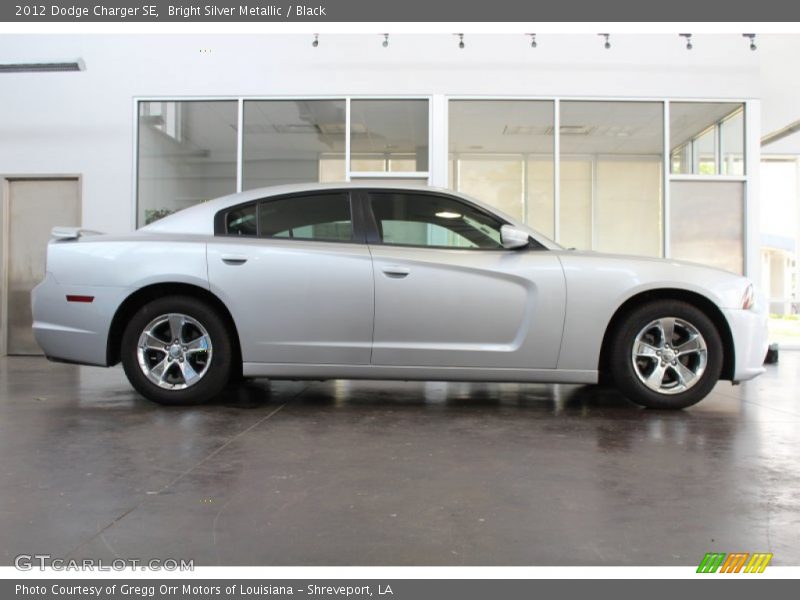 Bright Silver Metallic / Black 2012 Dodge Charger SE