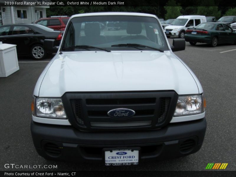 Oxford White / Medium Dark Flint 2010 Ford Ranger XL Regular Cab