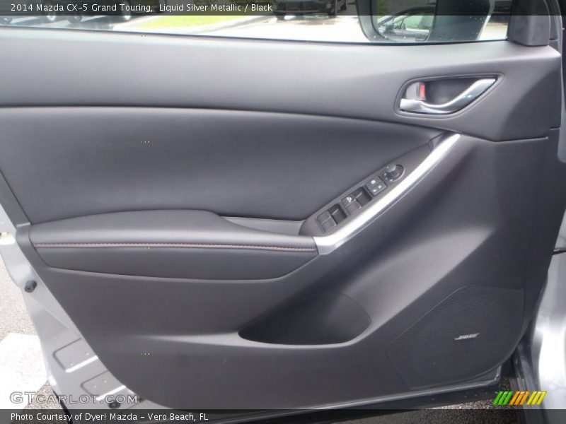 Liquid Silver Metallic / Black 2014 Mazda CX-5 Grand Touring