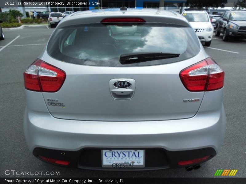 Bright Silver / Gray 2012 Kia Rio Rio5 EX Hatchback