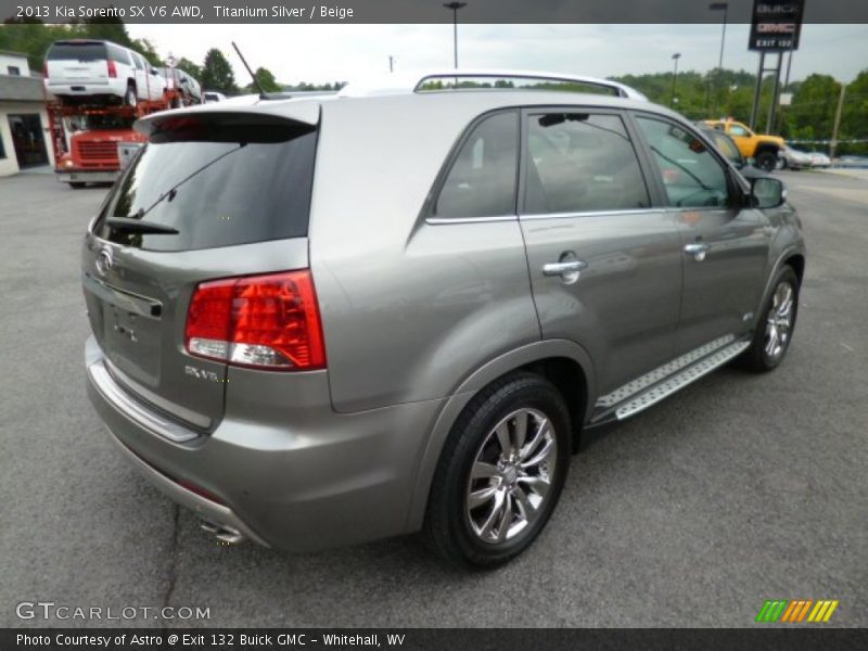 Titanium Silver / Beige 2013 Kia Sorento SX V6 AWD