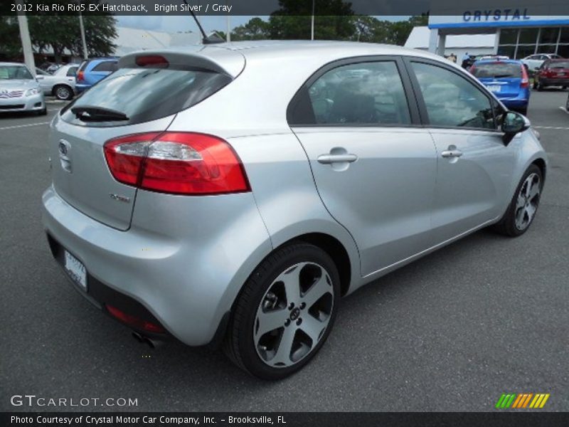 Bright Silver / Gray 2012 Kia Rio Rio5 EX Hatchback