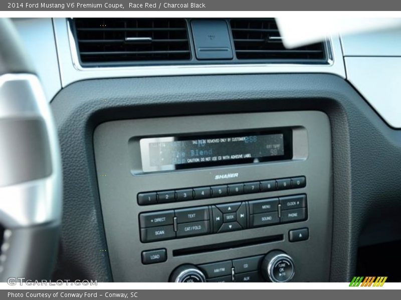 Race Red / Charcoal Black 2014 Ford Mustang V6 Premium Coupe