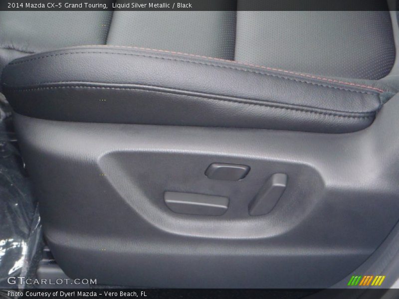 Liquid Silver Metallic / Black 2014 Mazda CX-5 Grand Touring