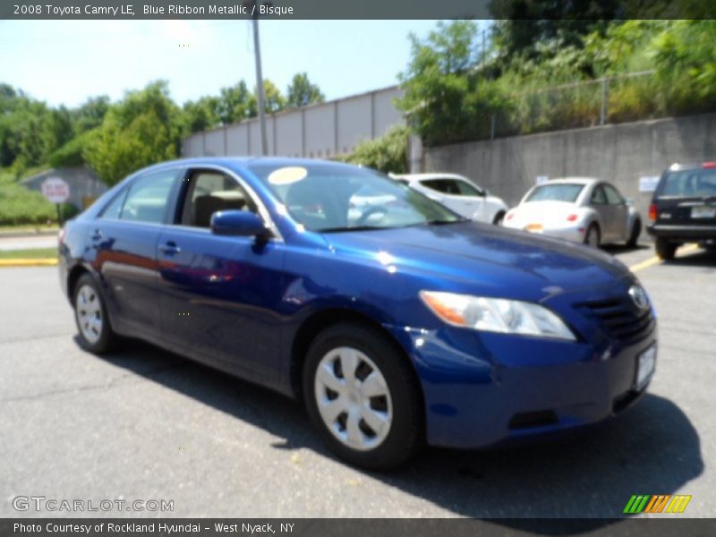 Blue Ribbon Metallic / Bisque 2008 Toyota Camry LE