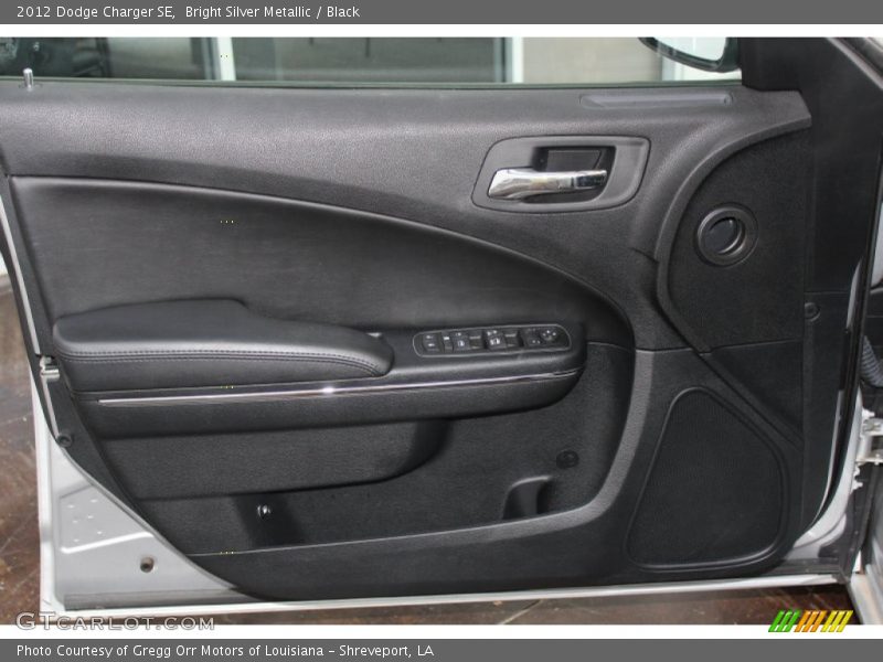 Bright Silver Metallic / Black 2012 Dodge Charger SE