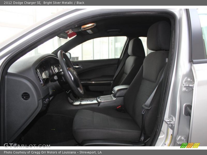 Bright Silver Metallic / Black 2012 Dodge Charger SE
