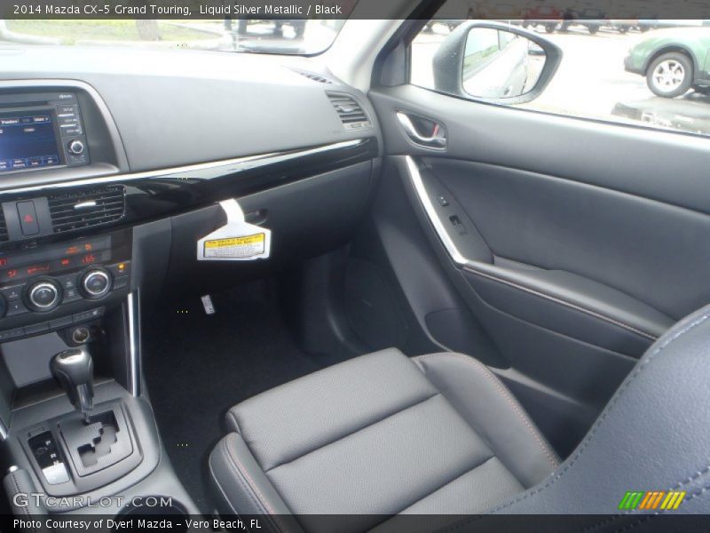 Liquid Silver Metallic / Black 2014 Mazda CX-5 Grand Touring