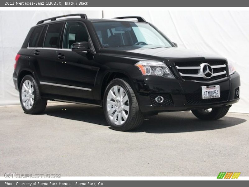 Black / Black 2012 Mercedes-Benz GLK 350
