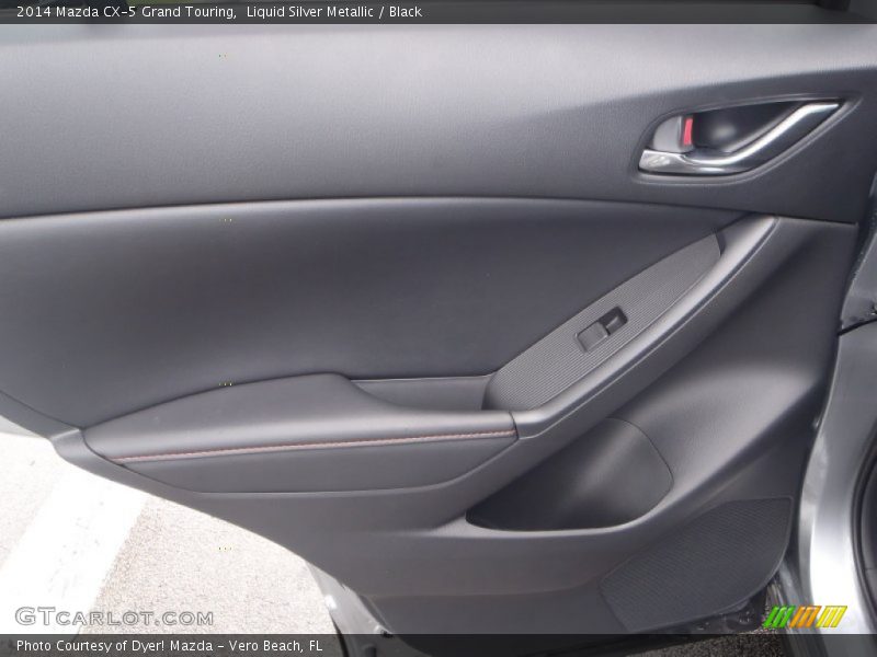 Liquid Silver Metallic / Black 2014 Mazda CX-5 Grand Touring