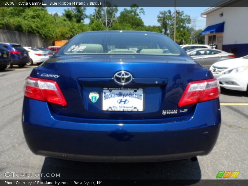 Blue Ribbon Metallic / Bisque 2008 Toyota Camry LE