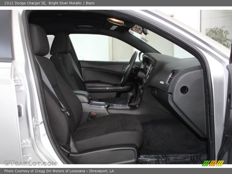 Bright Silver Metallic / Black 2012 Dodge Charger SE