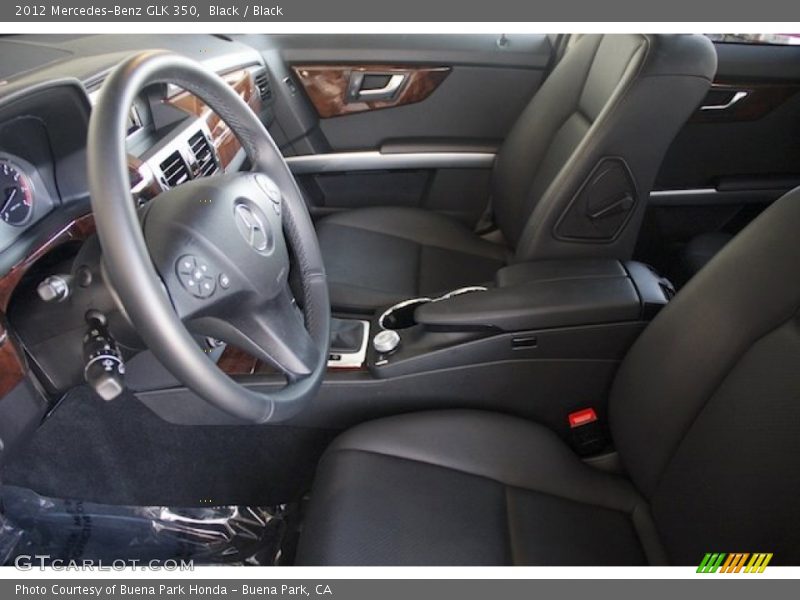 Black / Black 2012 Mercedes-Benz GLK 350