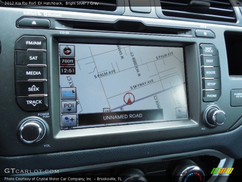 Navigation of 2012 Rio Rio5 EX Hatchback