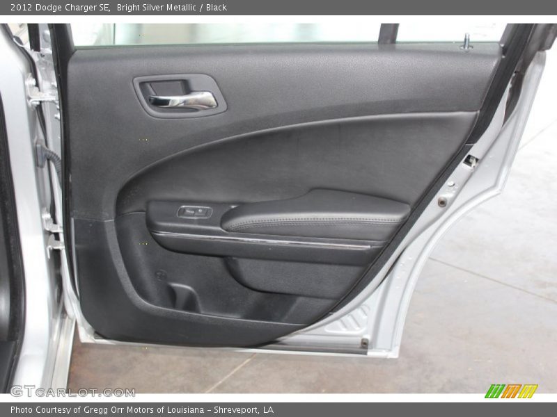 Bright Silver Metallic / Black 2012 Dodge Charger SE