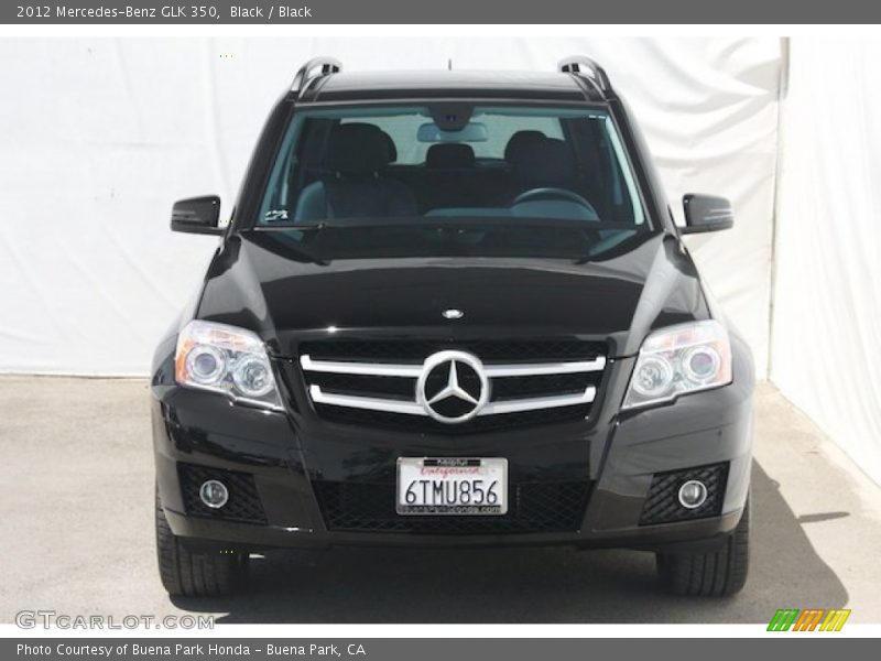 Black / Black 2012 Mercedes-Benz GLK 350